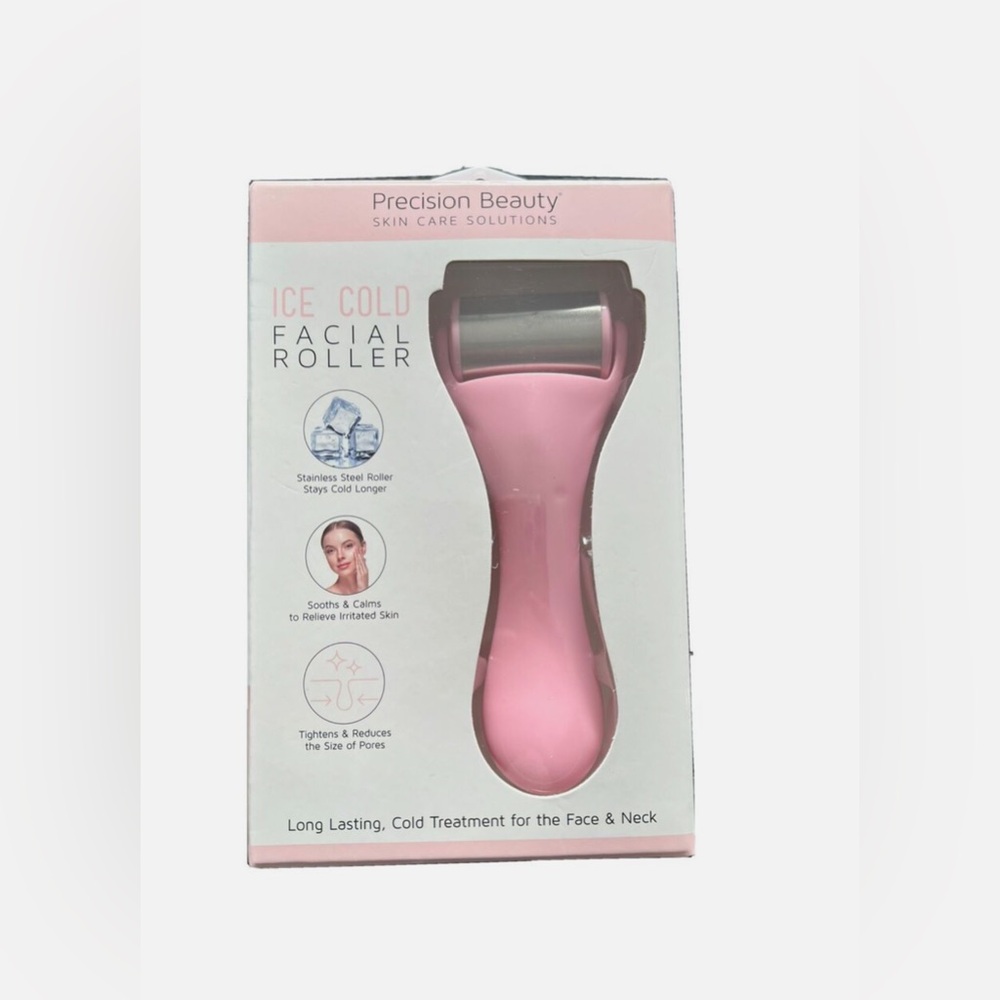 - NWT Precision Beauty Ice Cold Facial Roller, Face Mask, Makeup Bag Bundle